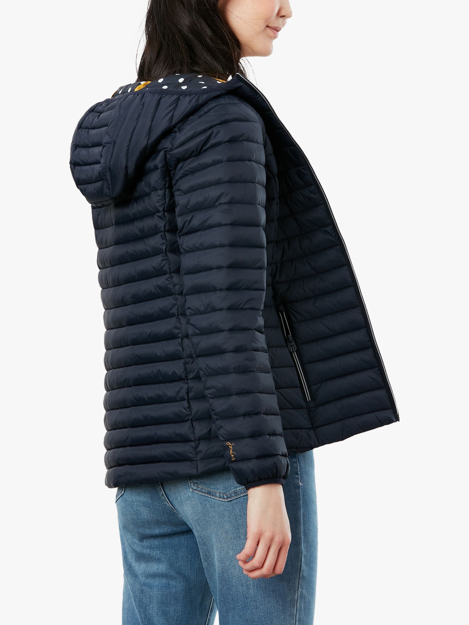 Joules Snug Padded Jacket Marine Navy At John Lewis And Partners 