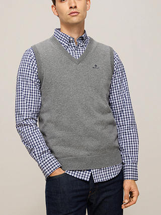 GANT Classic Cotton Slipover Sweater Vest