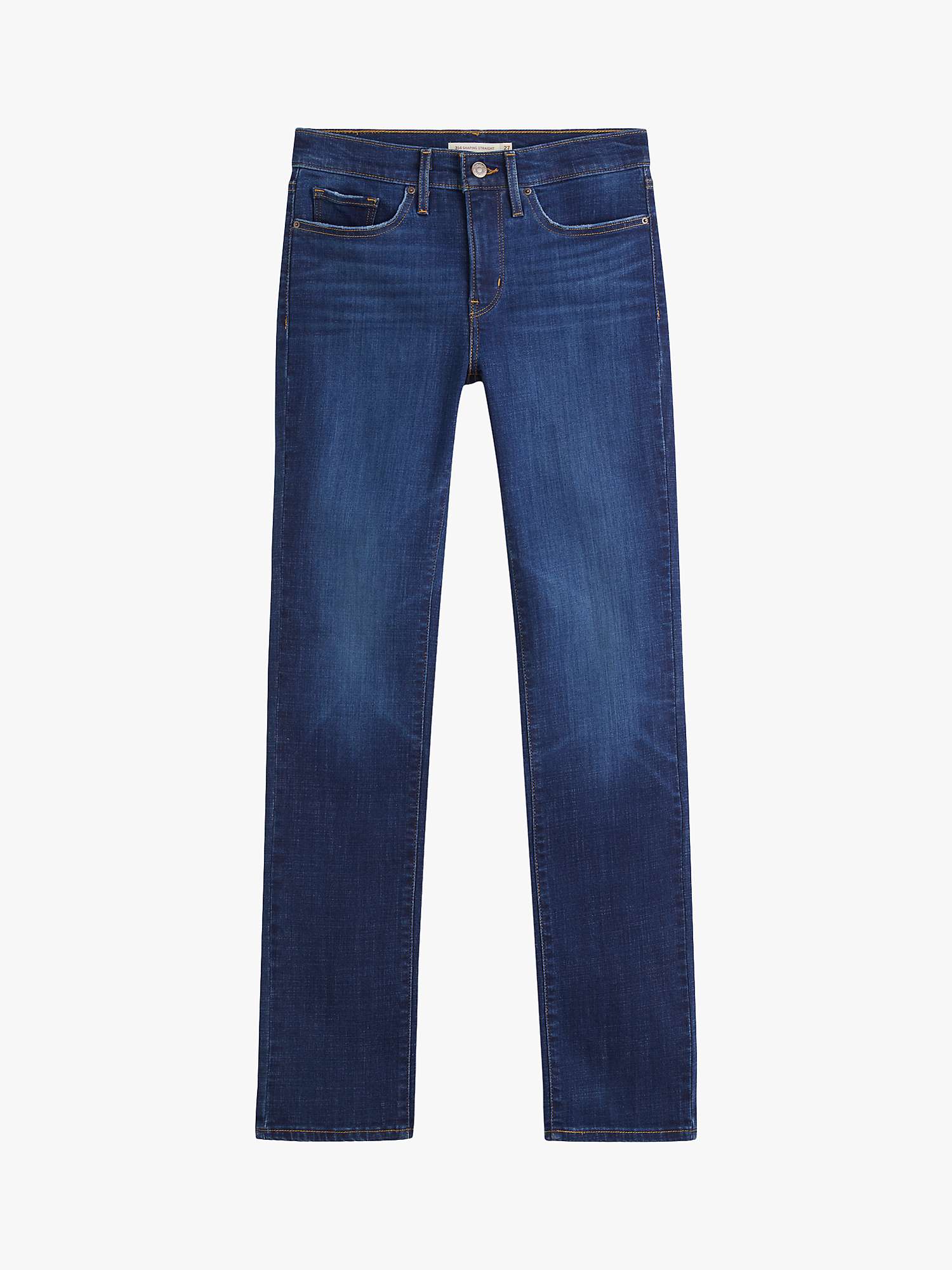 Buy Levi's 314 Shaping Straight Cut Jeans, Cobalt Honour Online at johnlewis.com