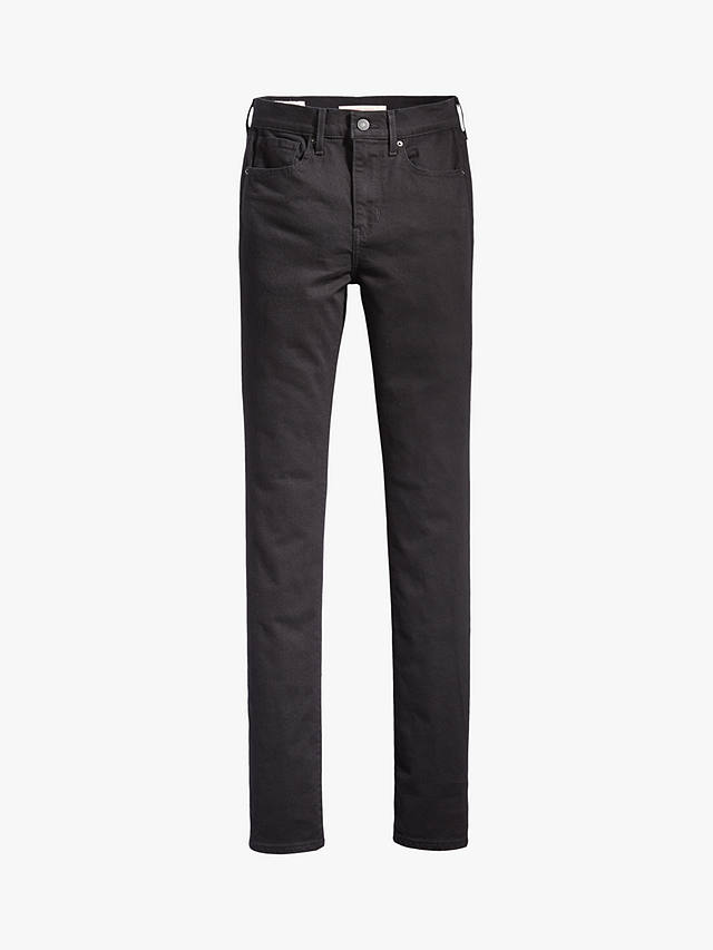 Levi's 724 High Rise Straight Cut Jeans, Night Is Black