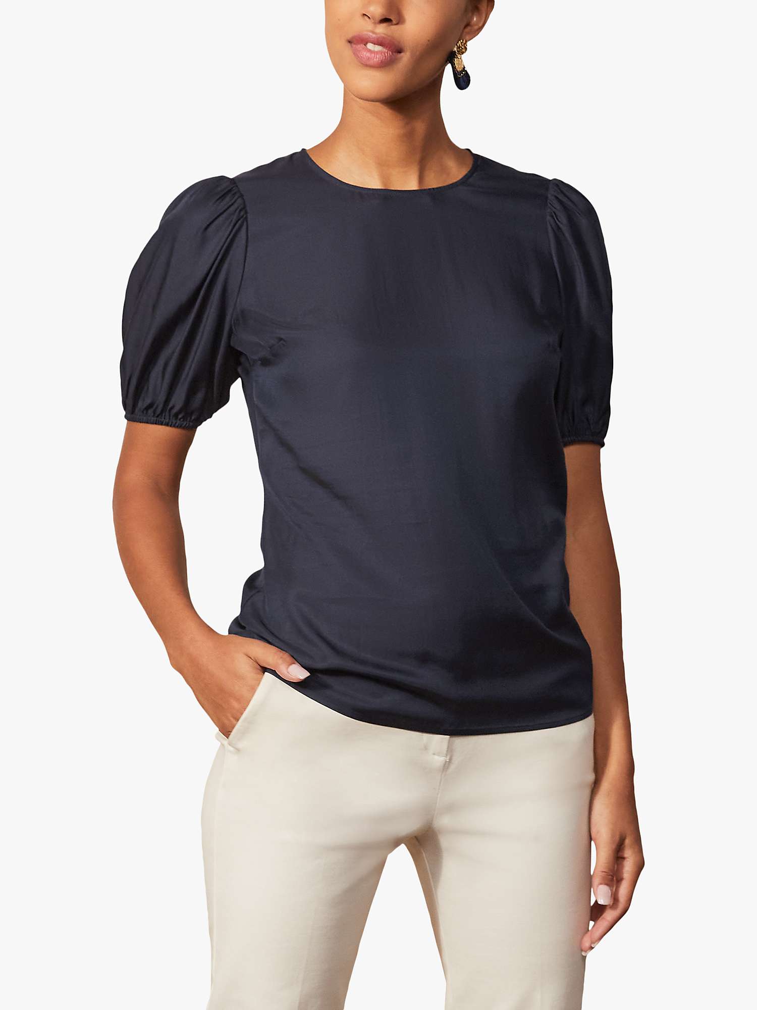Buy Boden Adriana Puff Sleeve Top Online at johnlewis.com