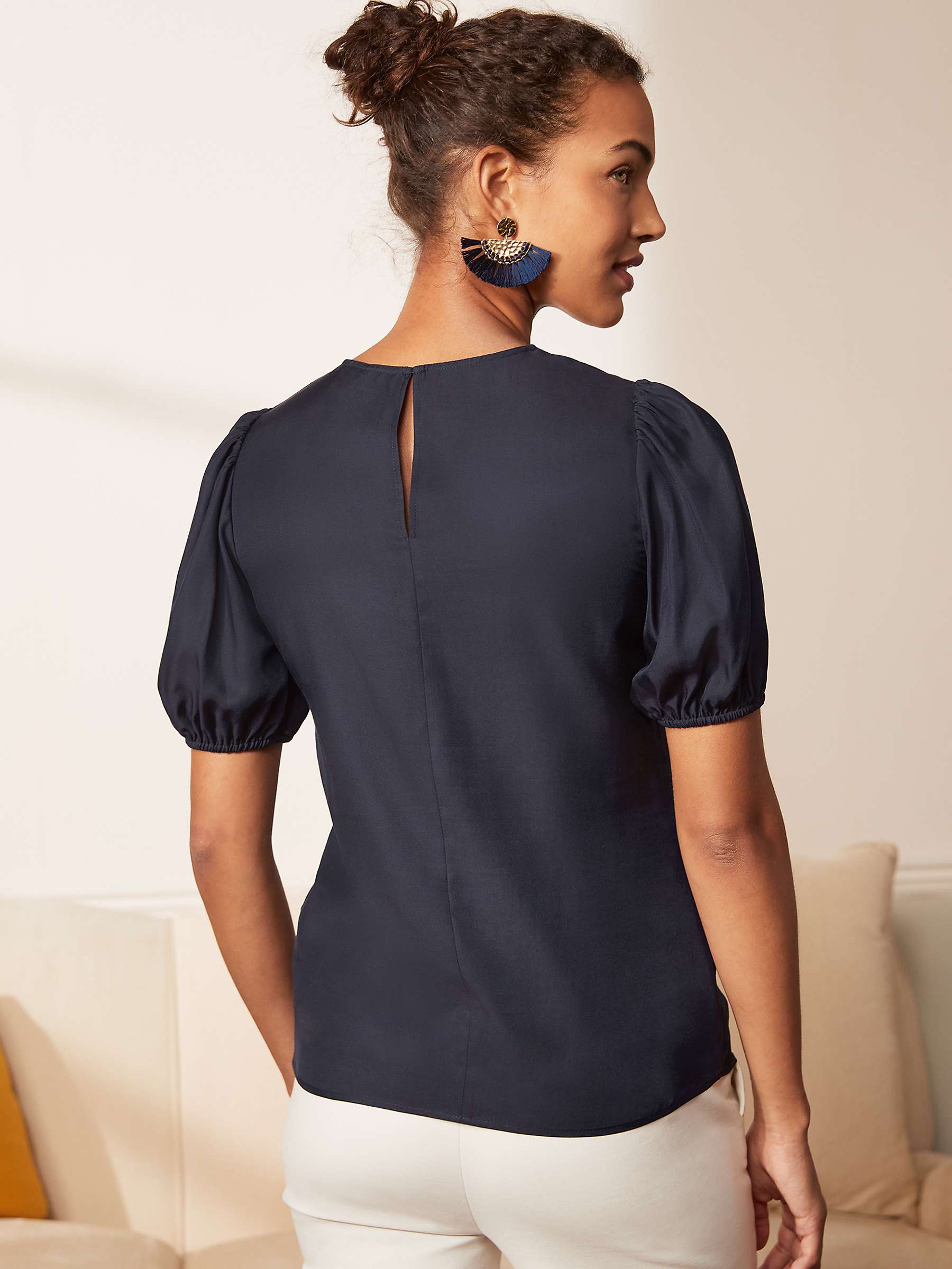 Buy Boden Adriana Puff Sleeve Top Online at johnlewis.com