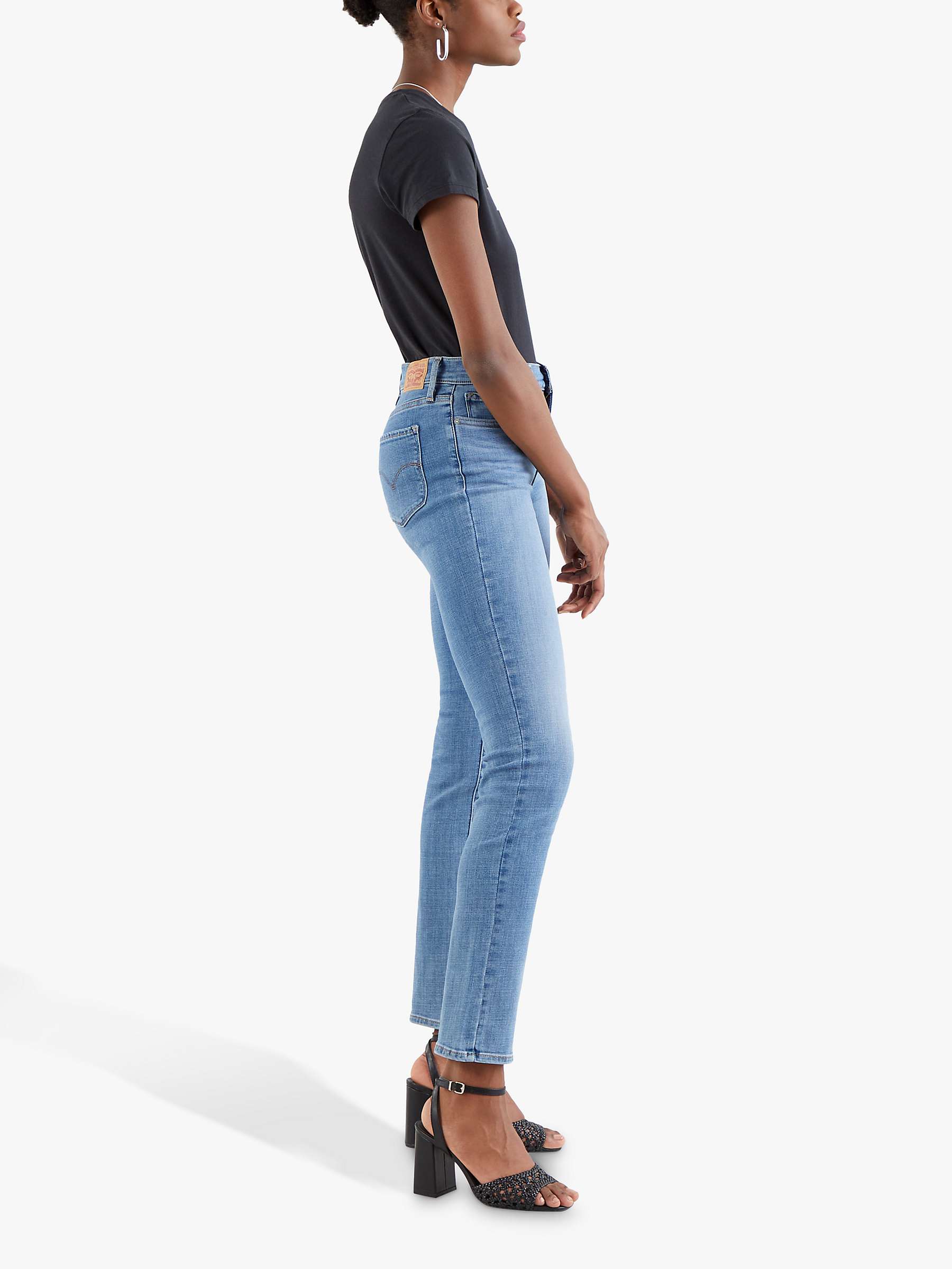 Buy Levi's 314 Shaping Straight Cut Jeans, Slate Mystery Online at johnlewis.com
