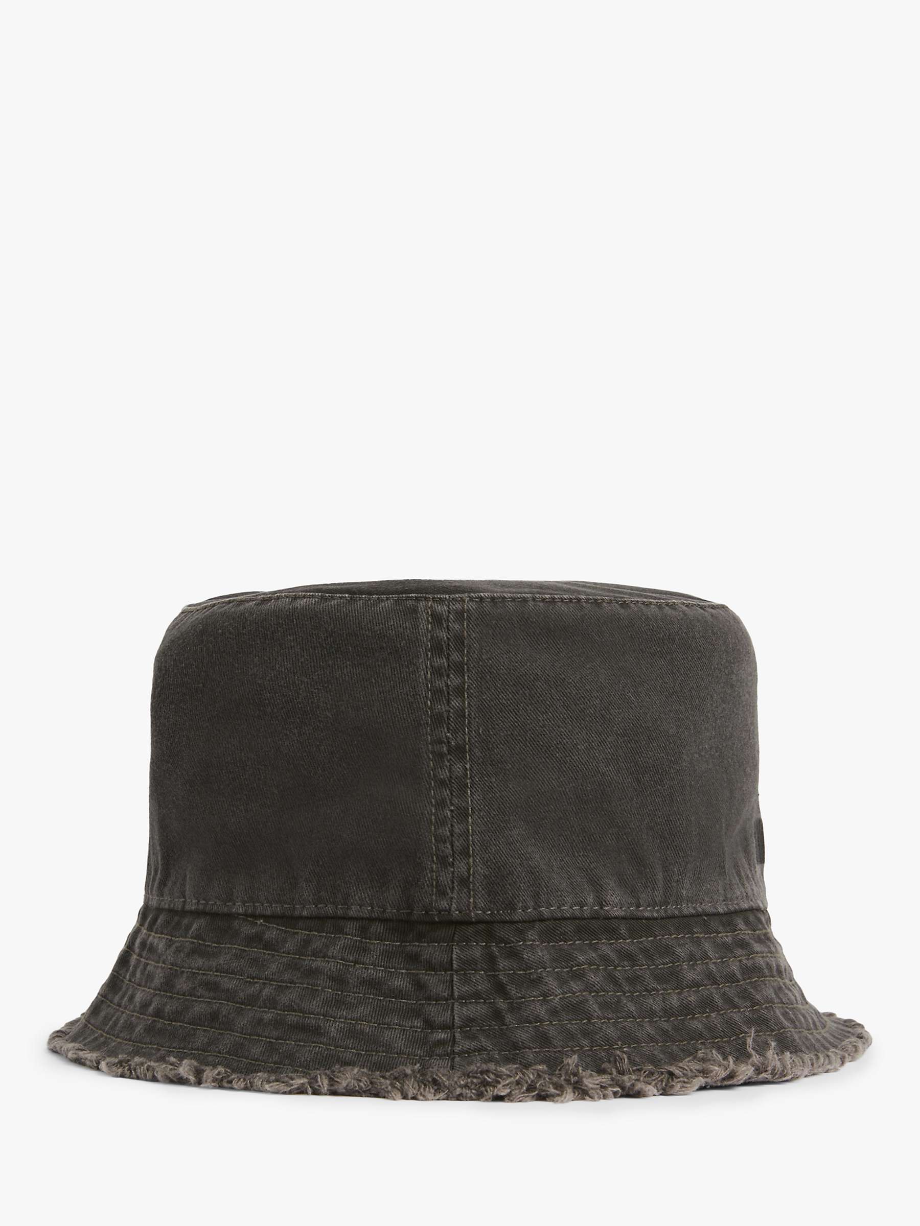 Buy AllSaints Skye Bucket Hat, Washed Black Online at johnlewis.com