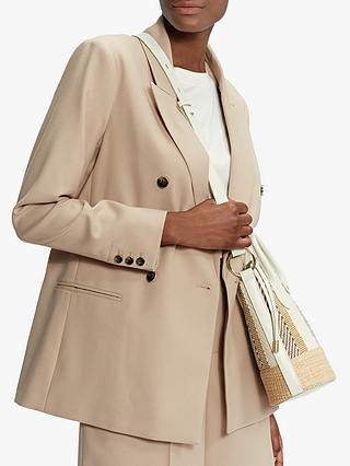 Ted Baker Double Breasted Blazer, Natural