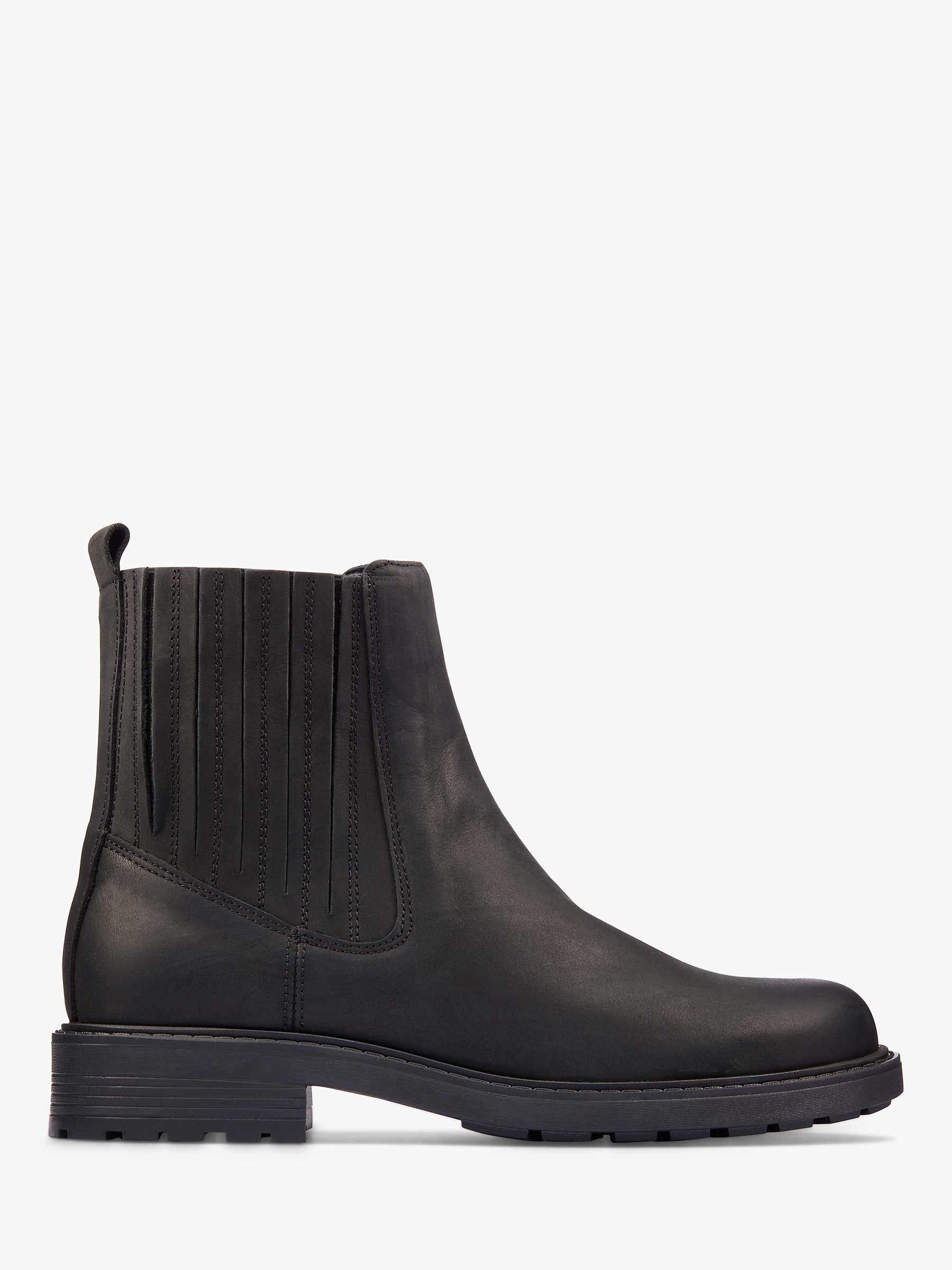 Buy Clarks Orinoco Leather Wide Fit Chelsea Boots Online at johnlewis.com
