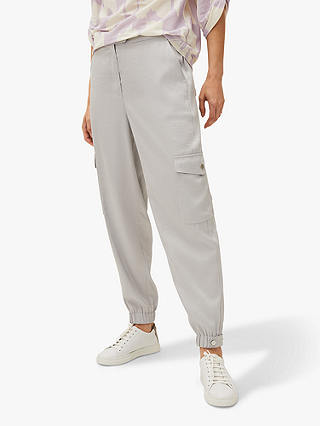 Phase Eight Theodora Tapered Cargo Joggers, Grey