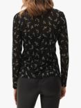 Phase Eight Kelby Floral Top, Black