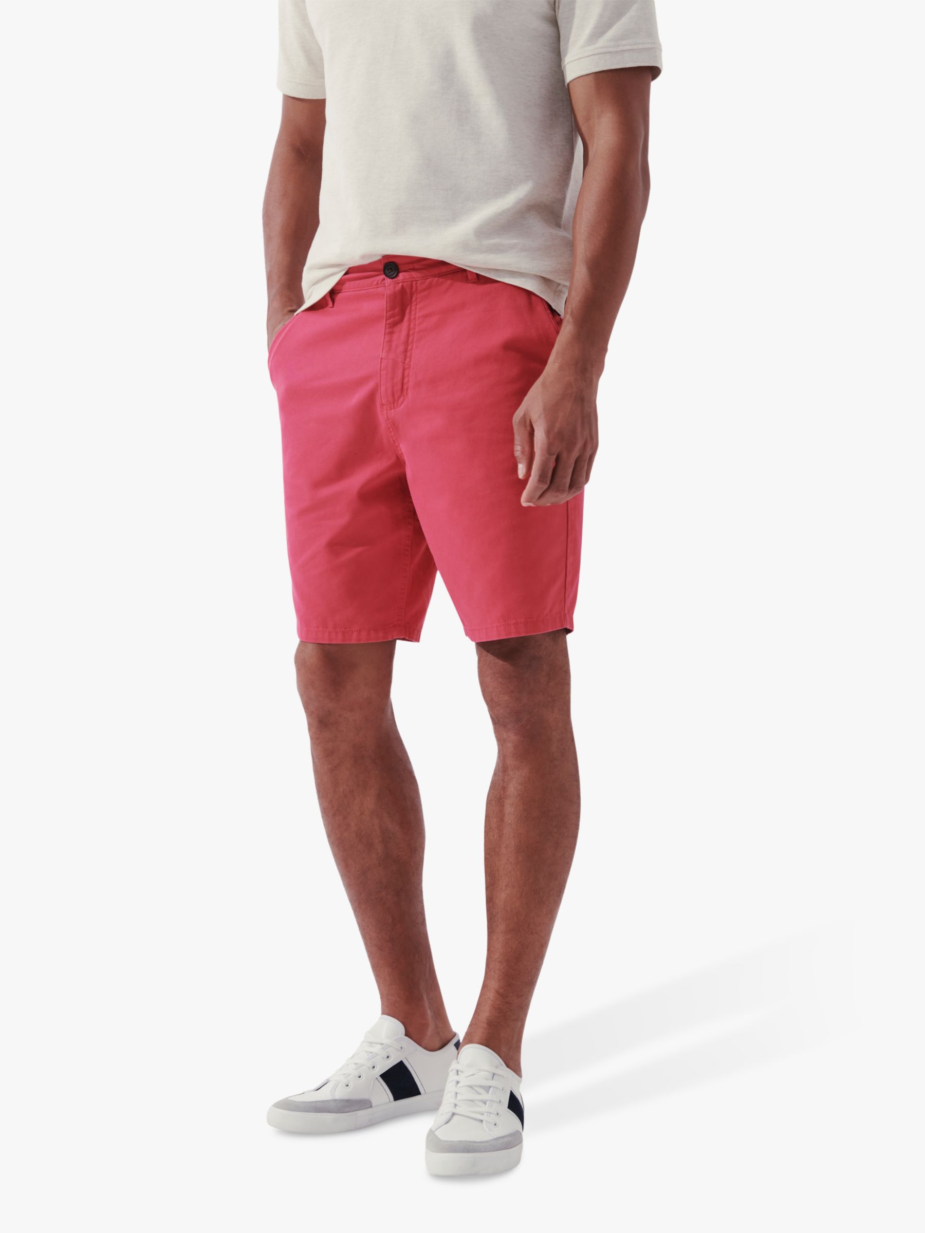 Crew Clothing Bermuda Shorts, Pink at John Lewis & Partners