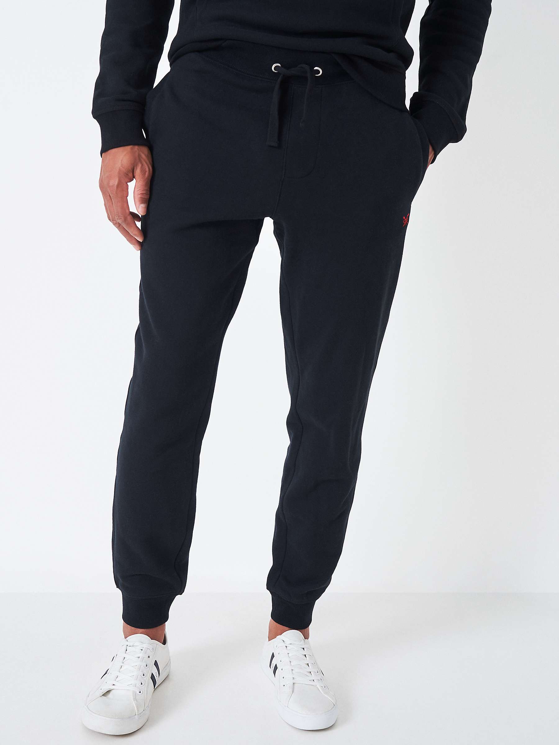 Buy Crew Clothing Crossed Oars Cotton Blend Joggers Online at johnlewis.com
