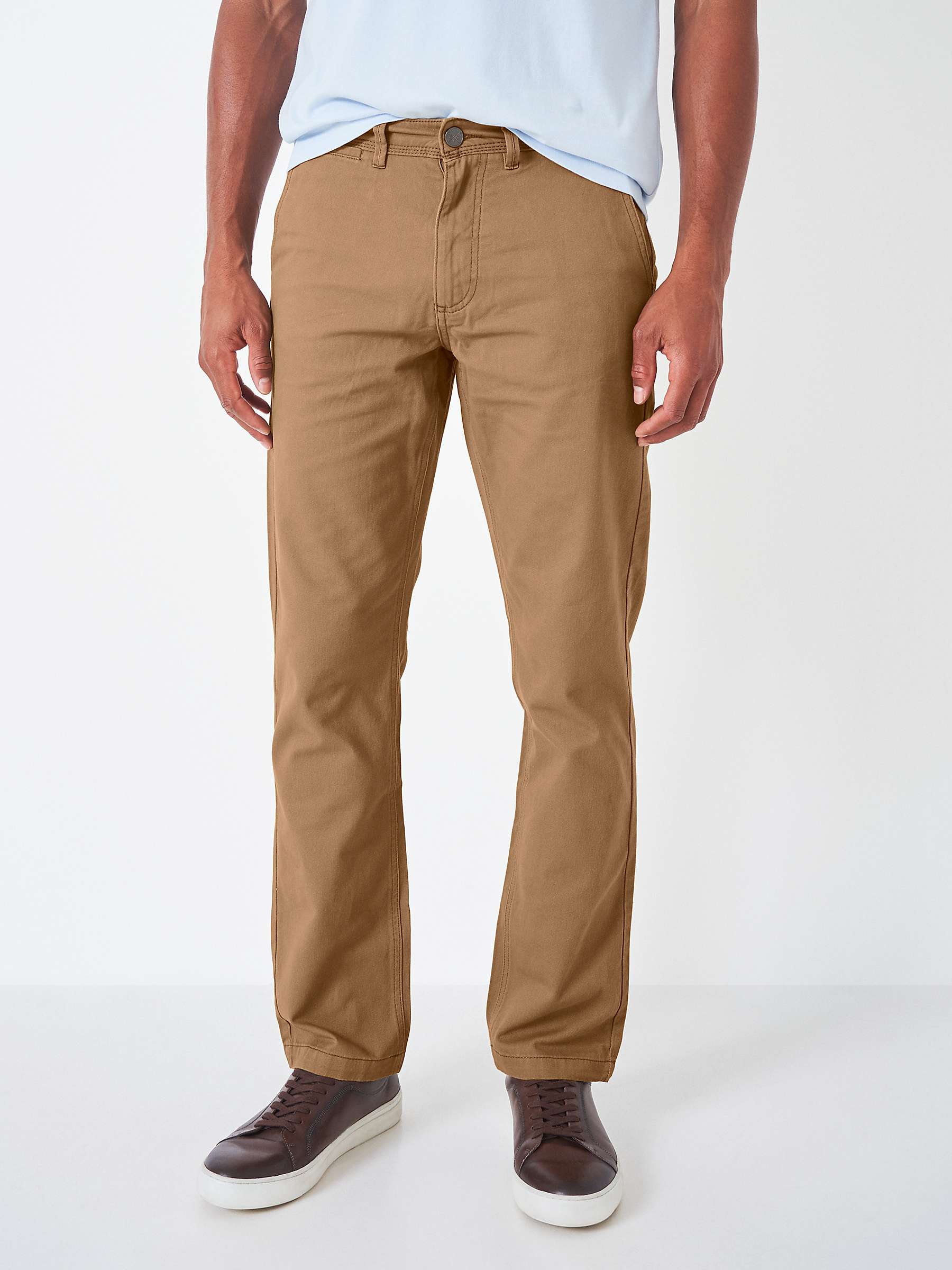 Buy Crew Clothing Vintage Straight Fit Chinos Online at johnlewis.com