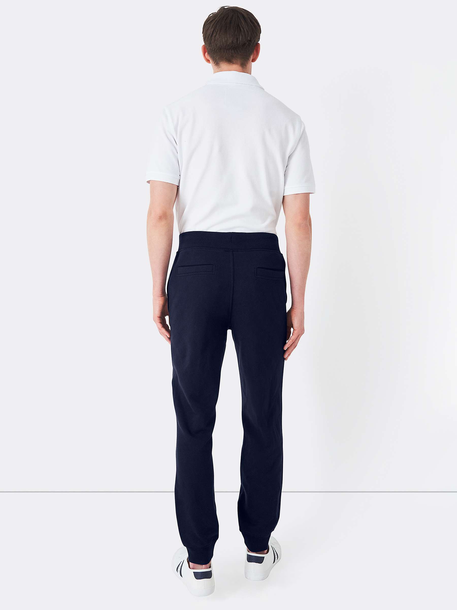 Buy Crew Clothing Crossed Oars Cotton Blend Joggers Online at johnlewis.com