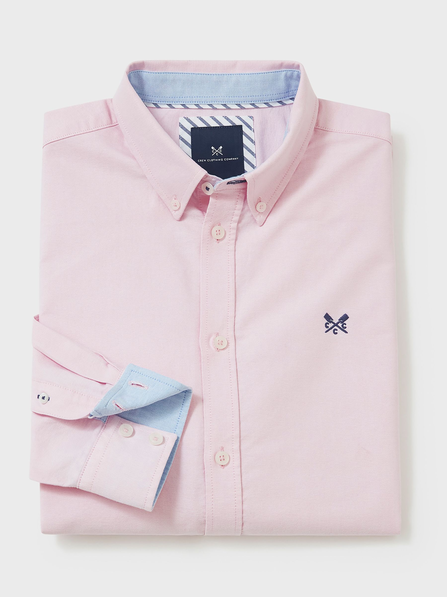 Crew Clothing Classic Fit Oxford Shirt, Pink, XS