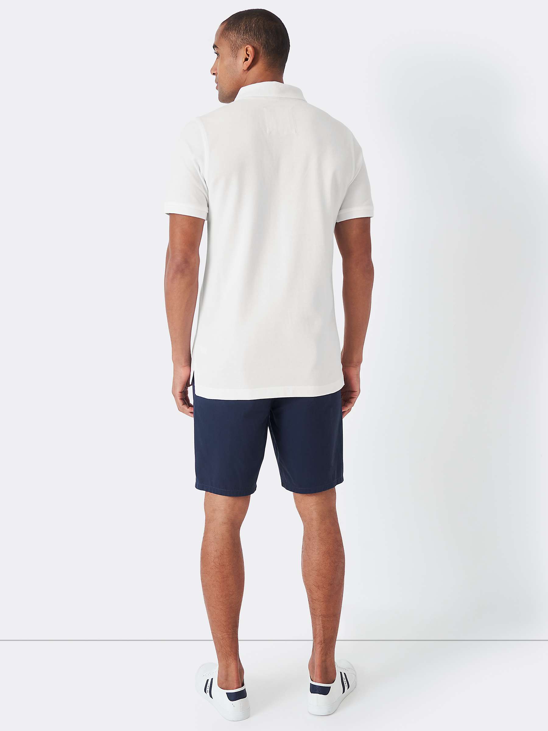 Buy Crew Clothing Sustainable Ocean Organic Cotton Polo Shirt Online at johnlewis.com