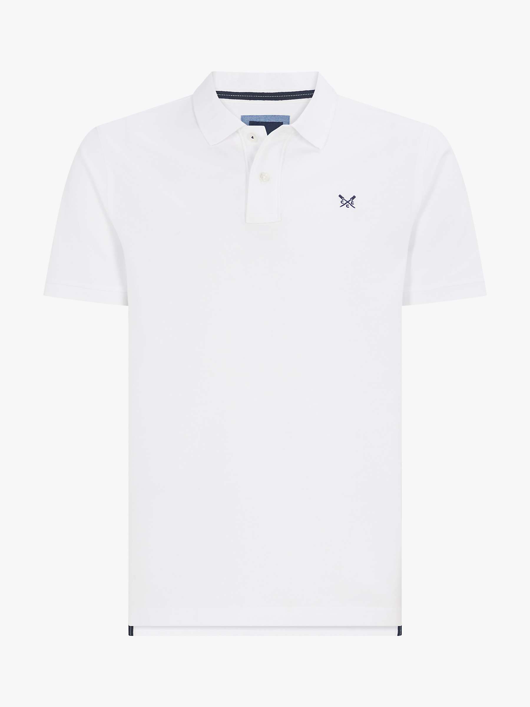 Buy Crew Clothing Sustainable Ocean Organic Cotton Polo Shirt Online at johnlewis.com