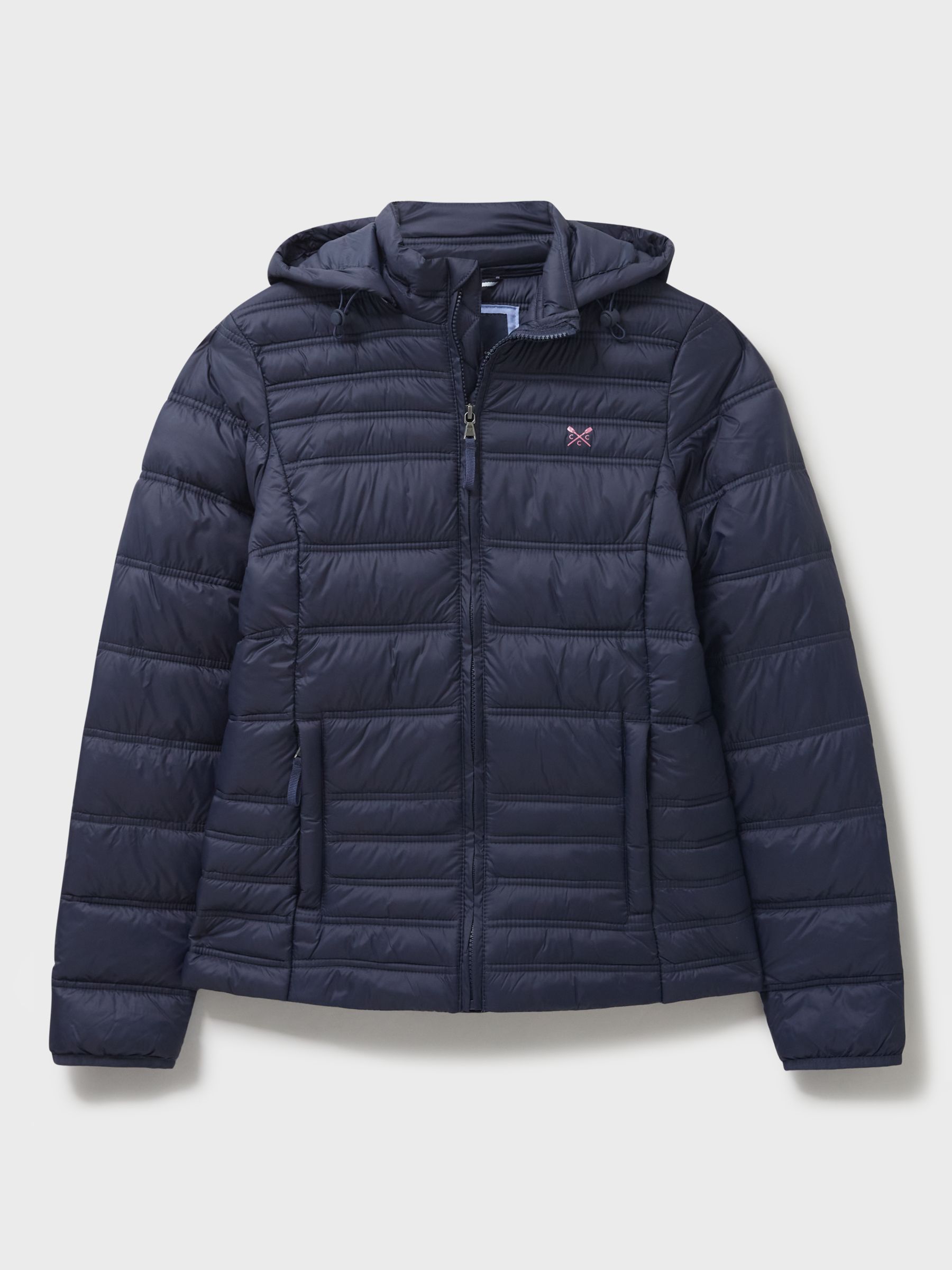 Buy Crew Clothing Quilted Lightweight Hooded Jacket Online at johnlewis.com