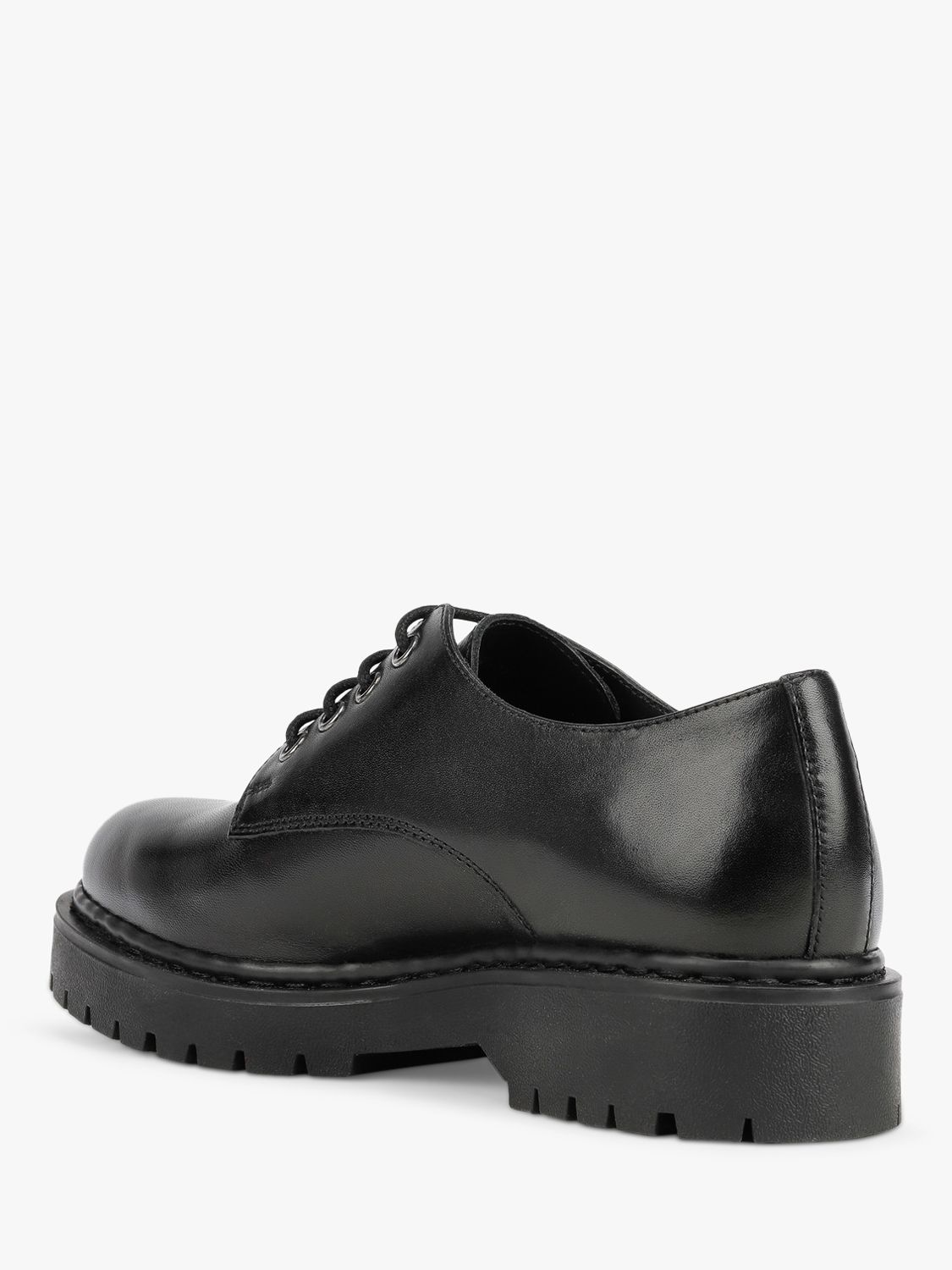 Geox Women's Bleyze Leather Brogues, Black at John Lewis & Partners