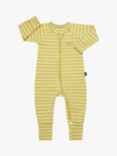 Bonds Baby Stripe Bodysuit, Yellow/White