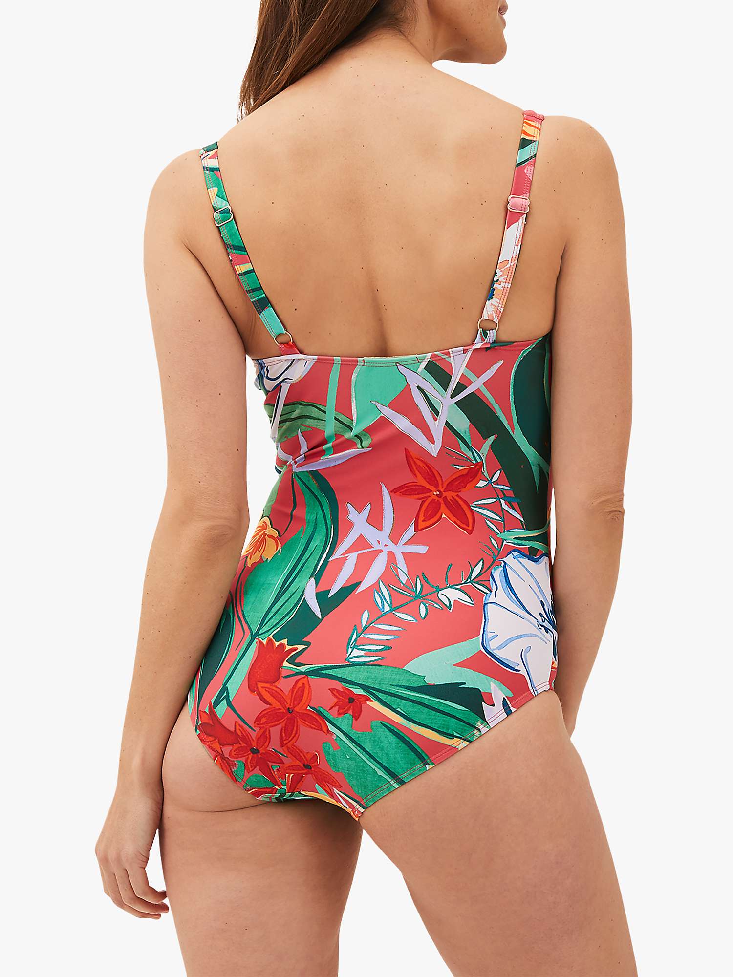 Buy Phase Eight Liza Tropical Floral Swimsuit, Multi Online at johnlewis.com