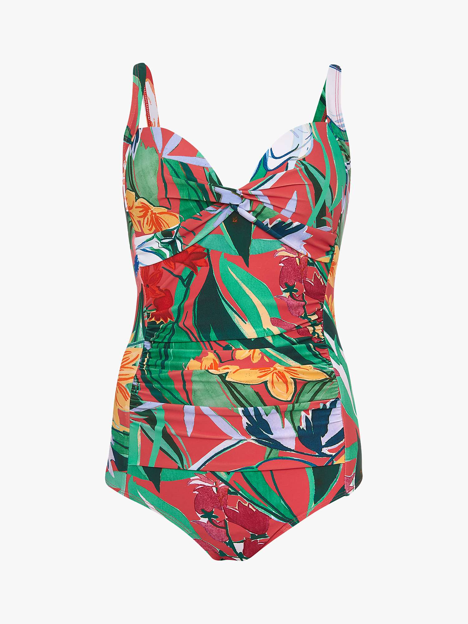 Buy Phase Eight Liza Tropical Floral Swimsuit, Multi Online at johnlewis.com