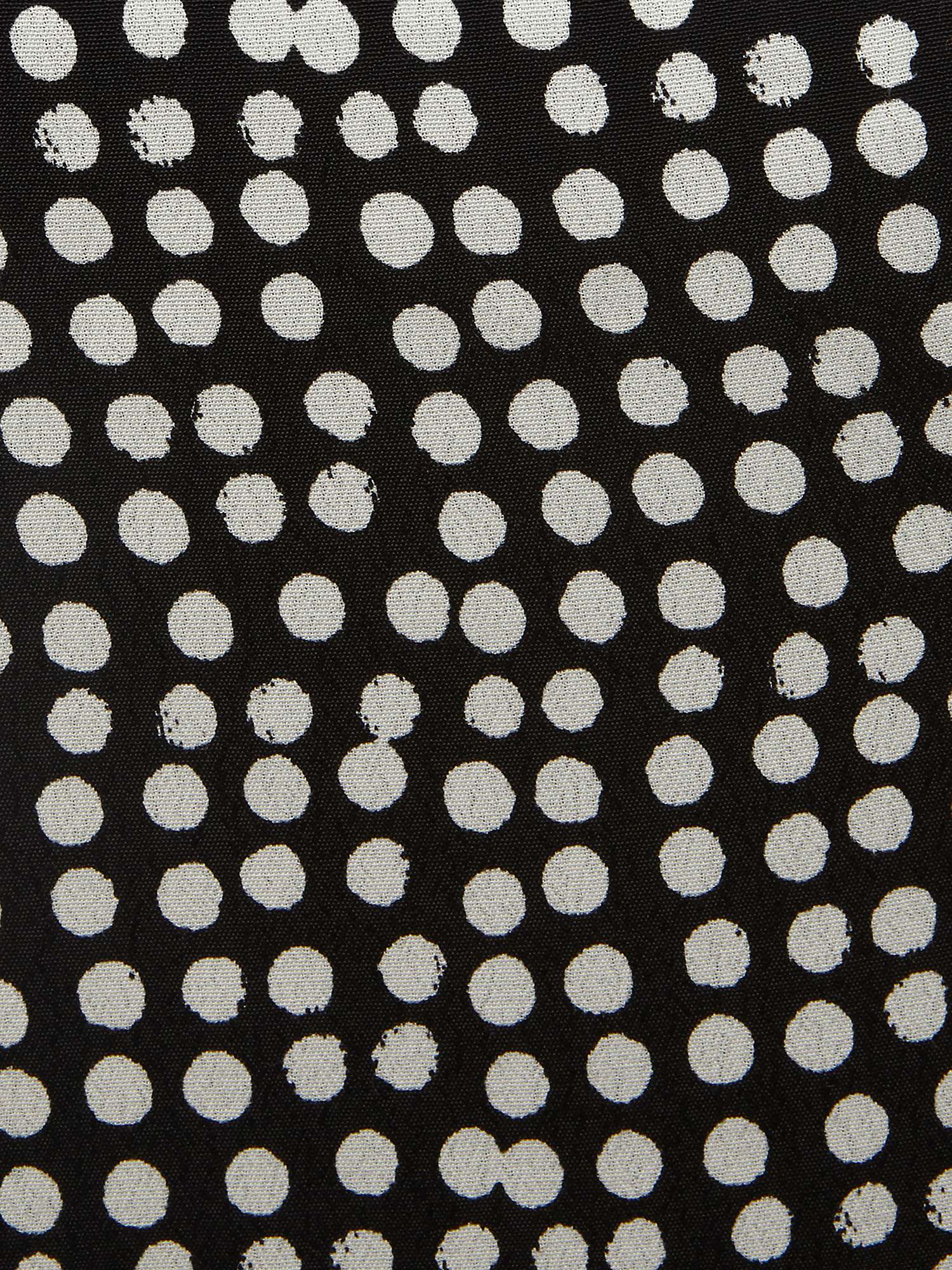 Buy Hobbs Tamara Monochromatic Spotted Tunic Mini Dress, Black/Ivory Online at johnlewis.com