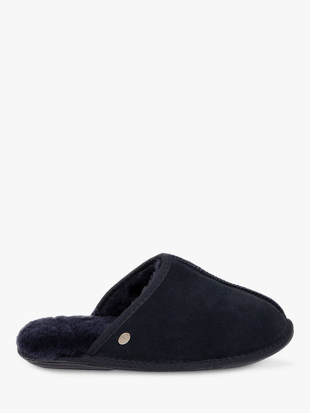 Just Sheepskin Donmar Sheepskin Mule Slippers, Navy