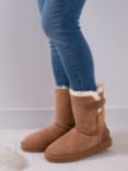 Just Sheepskin Surrey Suede Ankle Boots