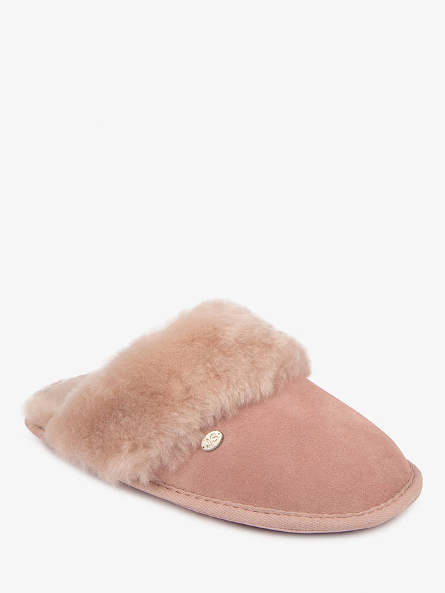 Just Sheepskin Duchess Mule Slippers, Pink