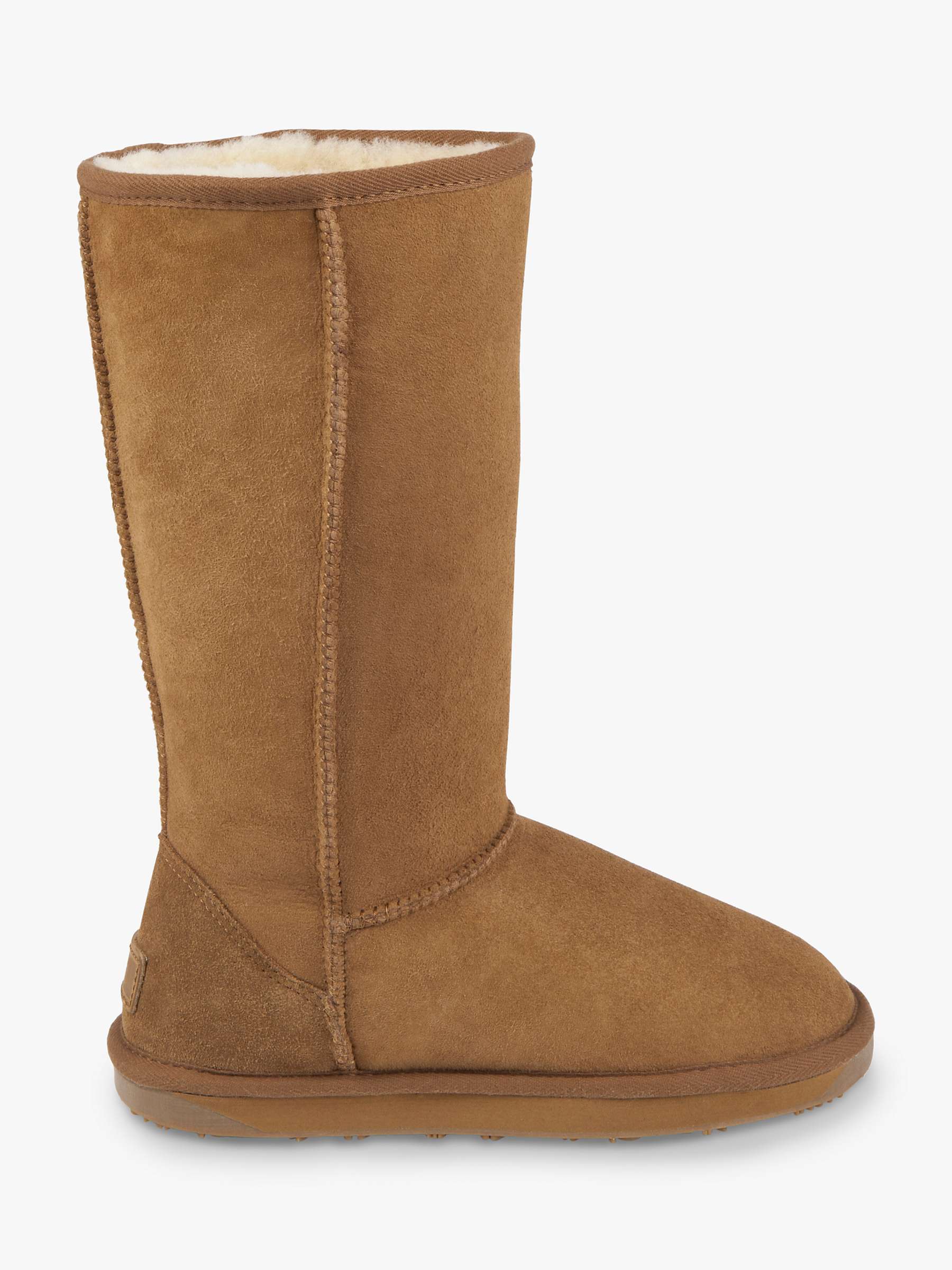 Buy Just Sheepskin Tall Classic Boots, Chestnut Online at johnlewis.com