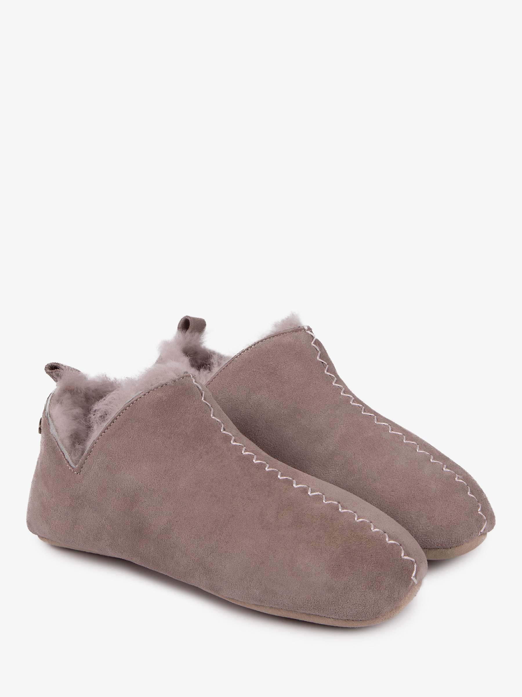 Buy Just Sheepskin Zara Pixie Boot Slippers, Mink Online at johnlewis.com