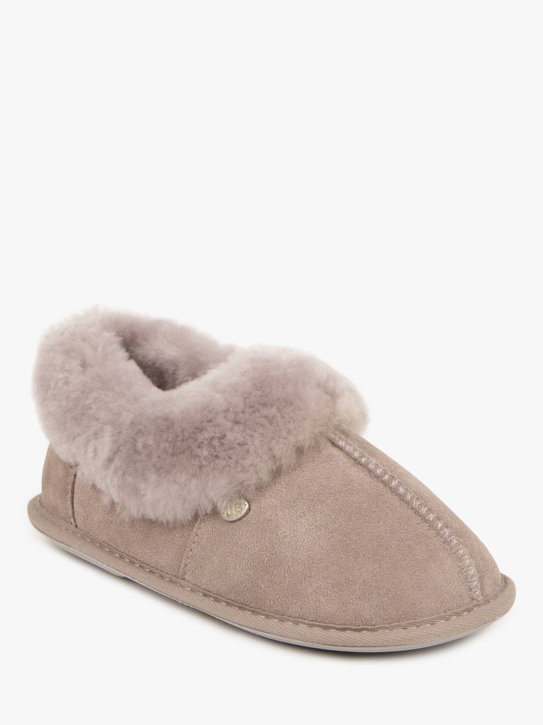 Buy Just Sheepskin Classic Suede Slippers Online at johnlewis.com