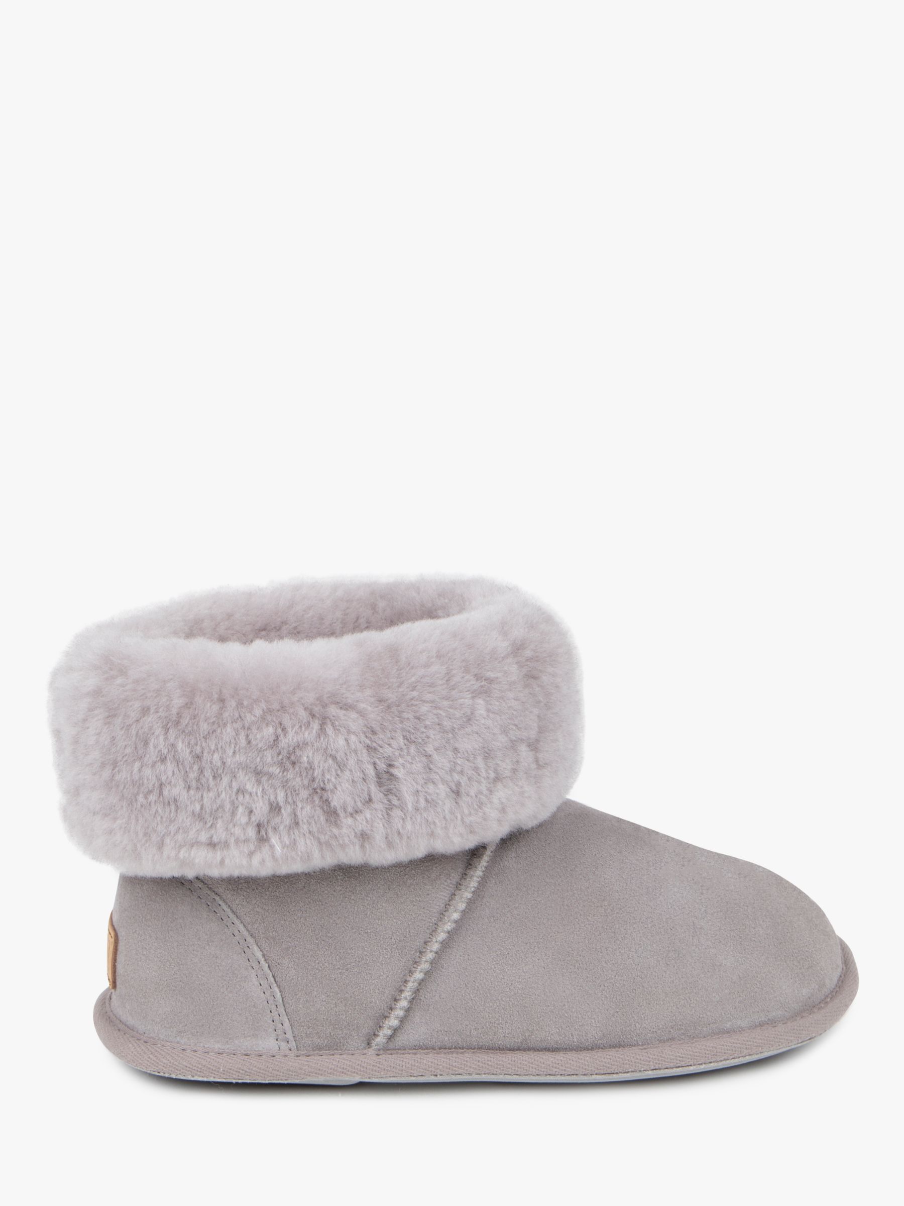 Grey Sheepskin Slipper Boots | vlr.eng.br