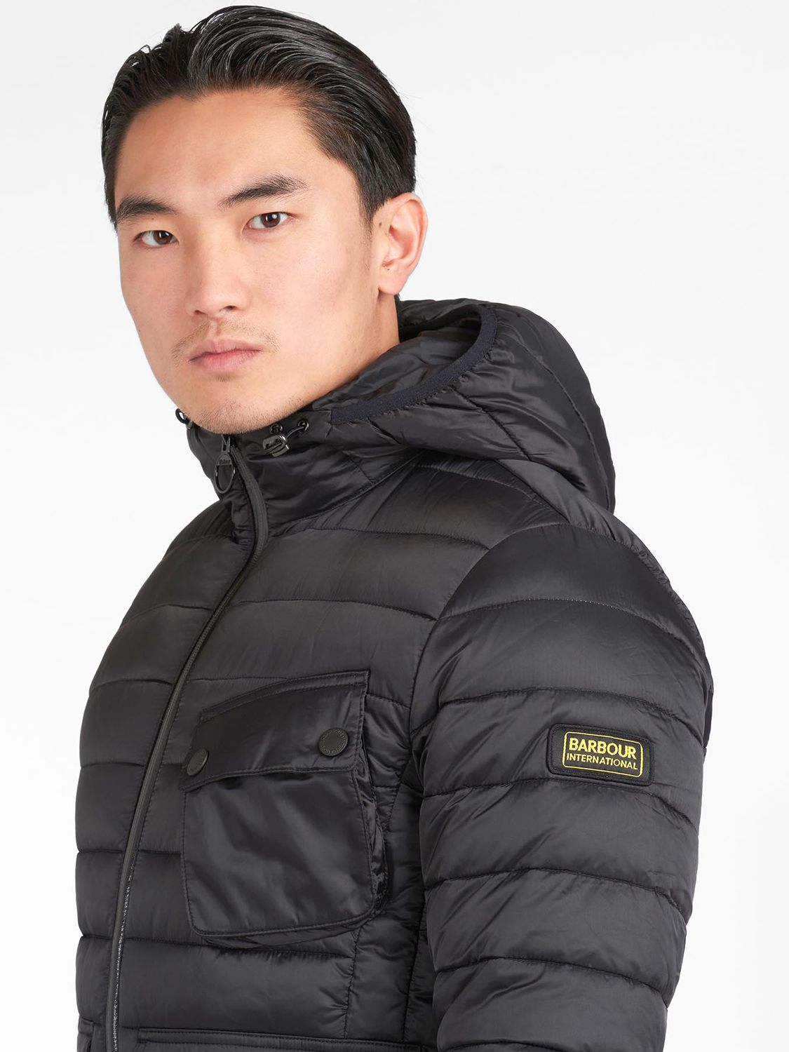 Barbour International Ouston Hooded Quilted Jacket