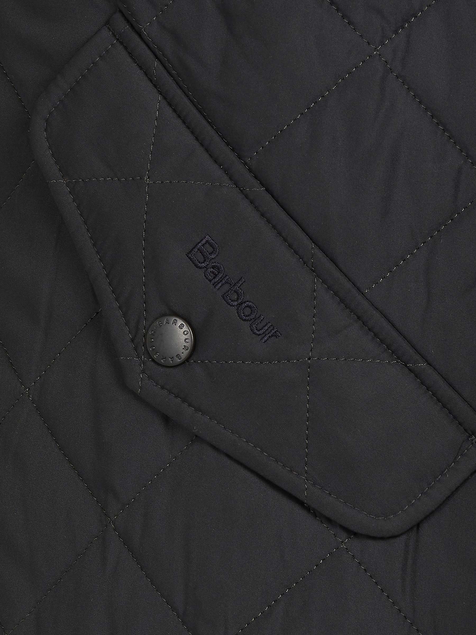 Barbour Chelsea Sportsquilt Quilted Jacket, Navy at John Lewis & Partners