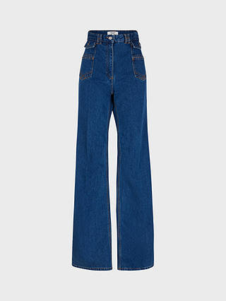 Gerard Darel Anna Flared Jeans, Blue