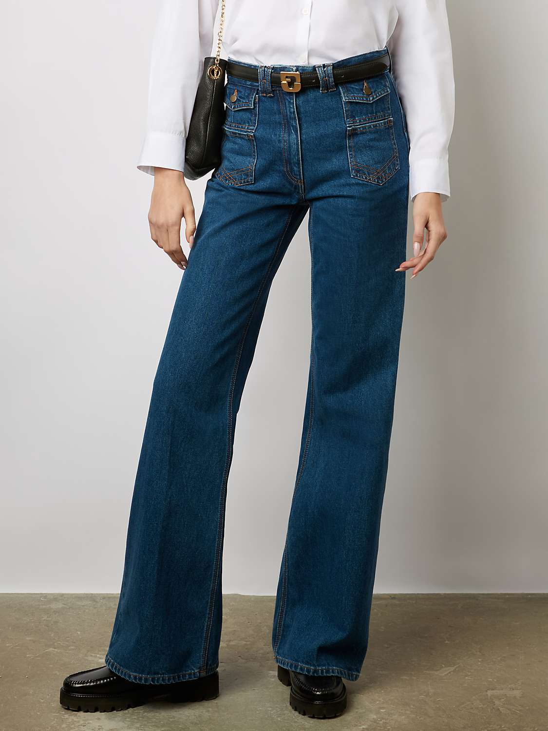 Buy Gerard Darel Anna Flared Jeans Online at johnlewis.com