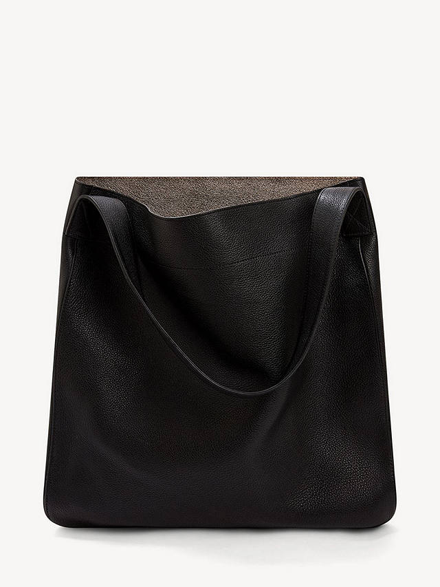 Gerard Darel Lady Leather Tote Handbag, Black