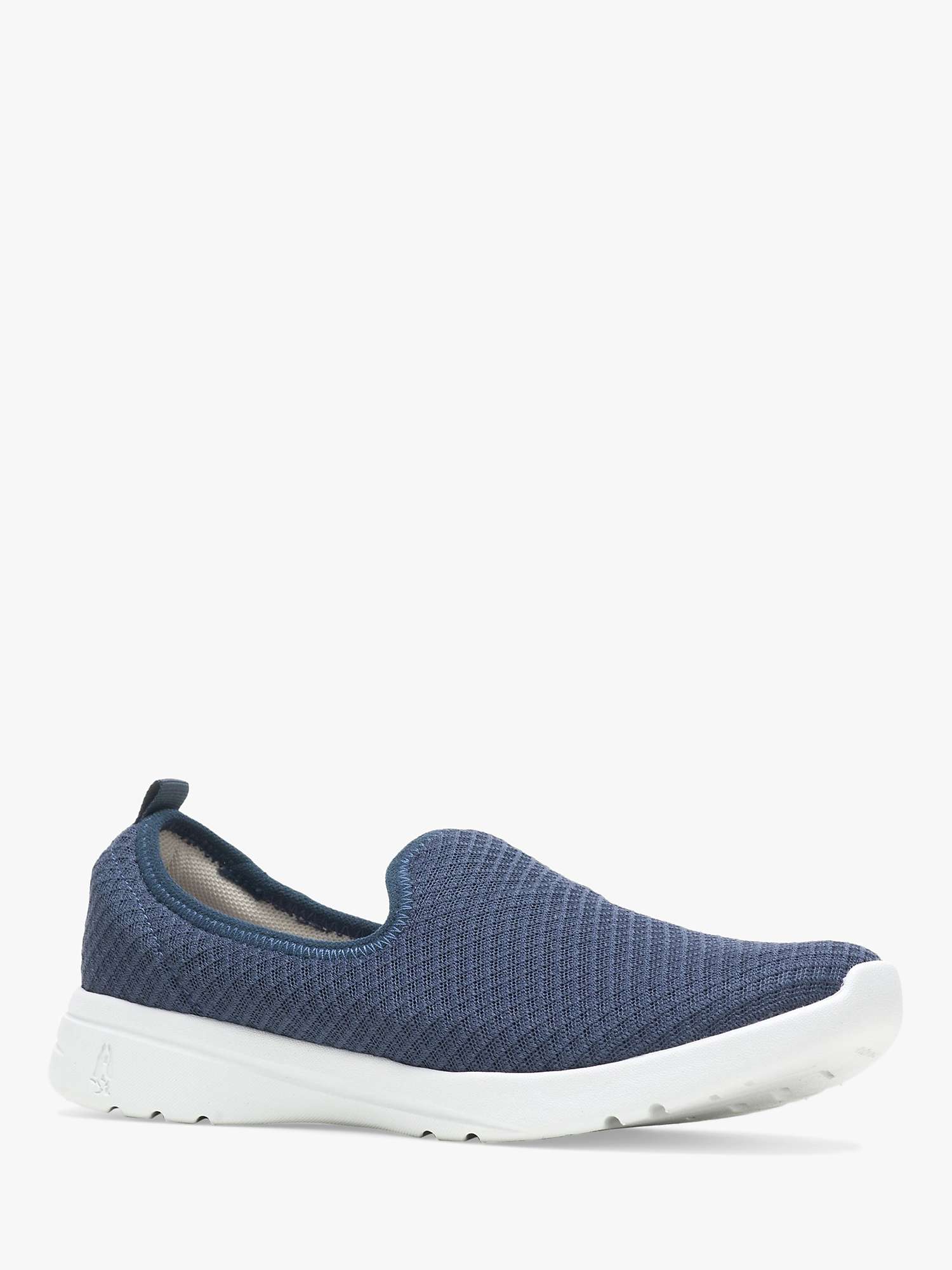 Buy Hush Puppies Good Slip-On Trainers, Navy Online at johnlewis.com