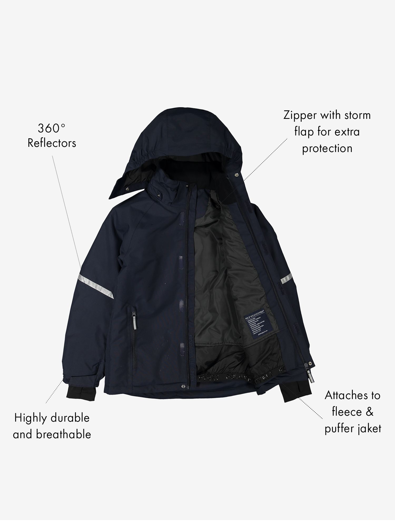 Buy Polarn O. Pyret Kids' Waterproof Ski Jacket Online at johnlewis.com