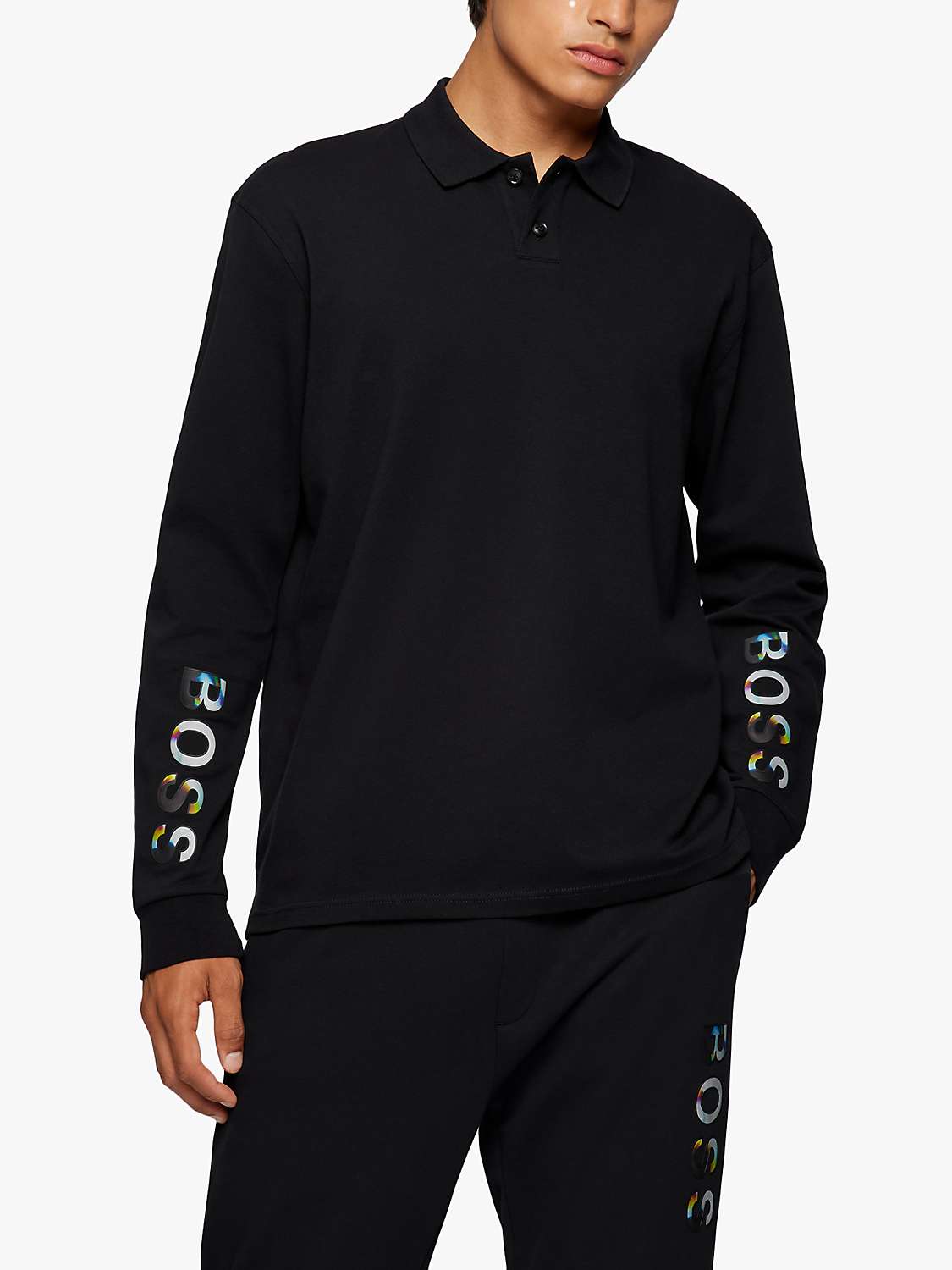 Buy BOSS PDigitize Long Sleeve Polo Shirt Online at johnlewis.com