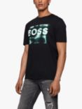 BOSS Logo Print T-Shirt, Black