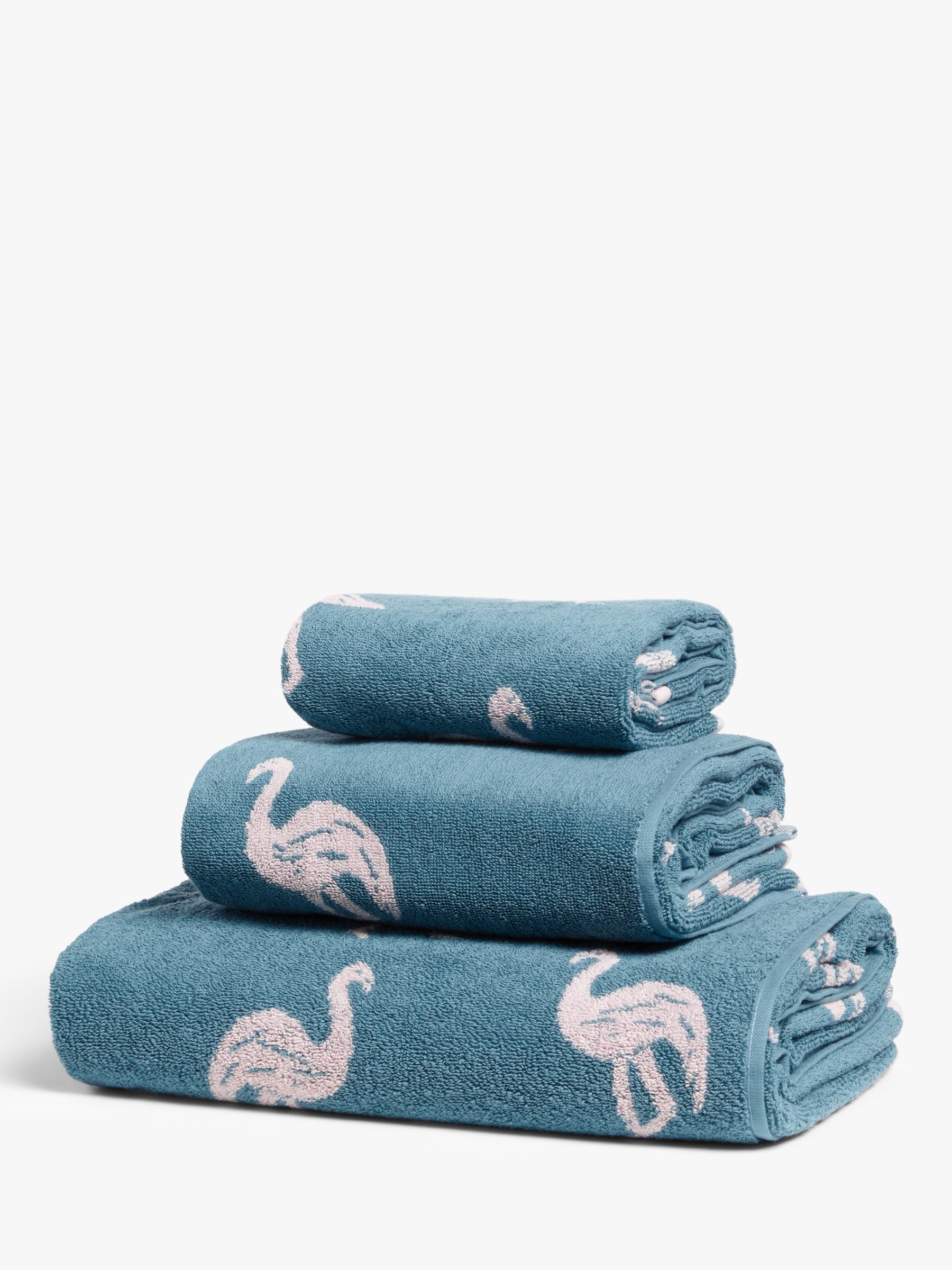 flamingo bathroom towels