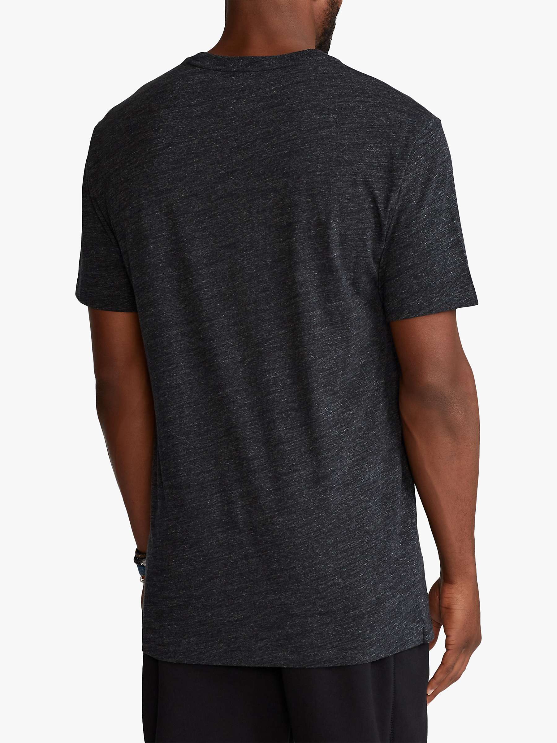 Buy Polo Ralph Lauren Big & Tall Cotton Jersey T-Shirt, Black Heather Online at johnlewis.com
