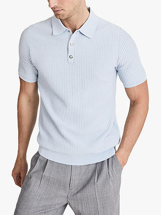 Reiss Clapham Cotton Textured Polo Shirt