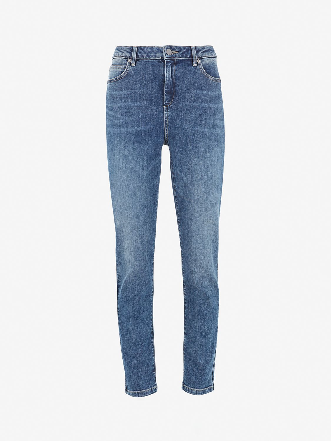 Mint Velvet Houston Slim Jeans, Blue/Multi at John Lewis & Partners