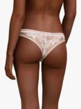 Passionata Maddie Floral Lace Tanga, White