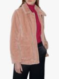 Great Plains Faux Fur Coat, Soft Pink