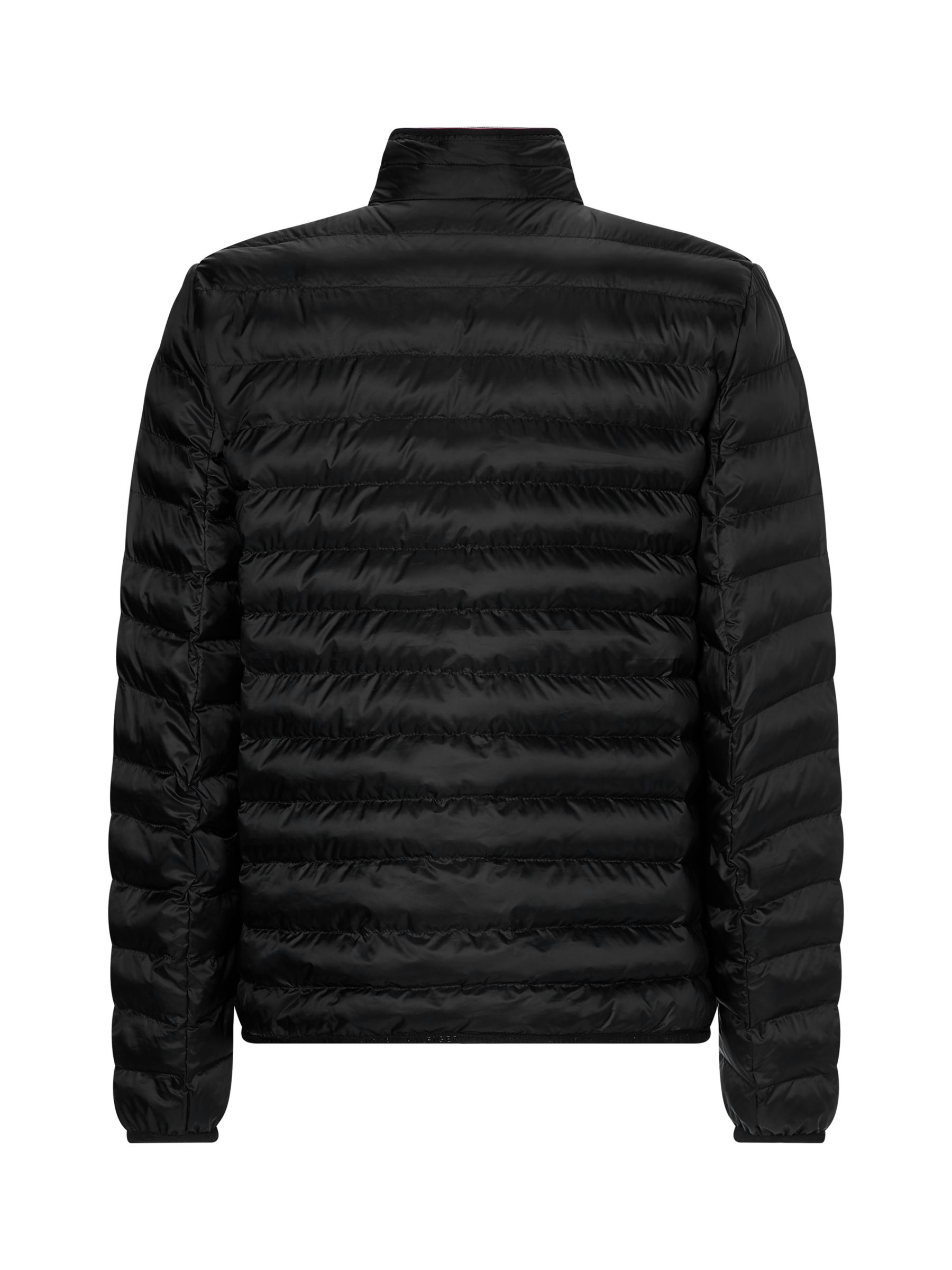 Tommy Hilfiger Packable Down Quilted Jacket, Black at John Lewis & Partners
