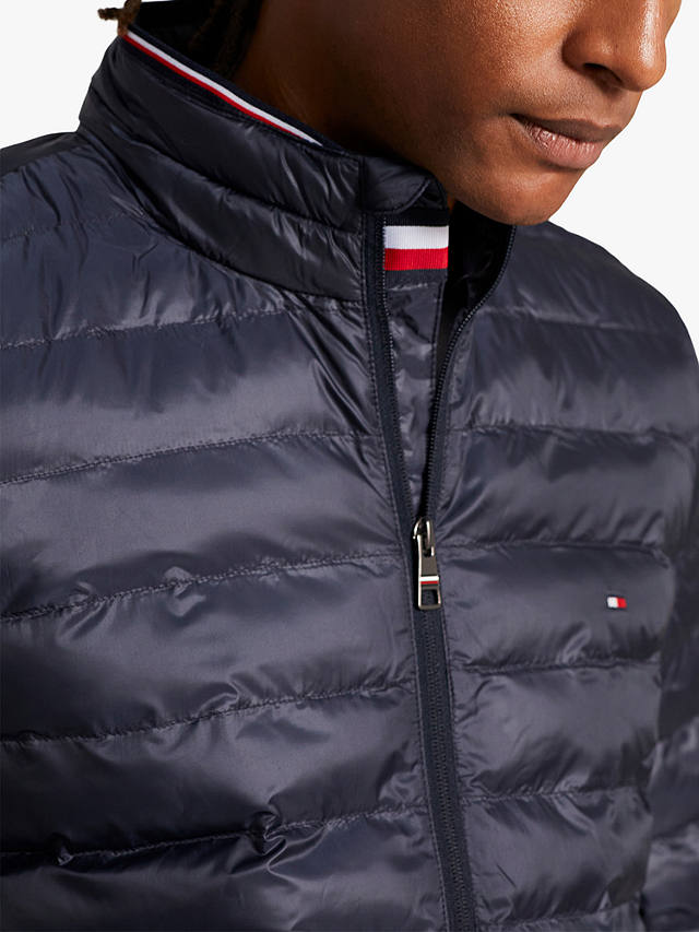 Tommy Hilfiger Packable Down Quilted Jacket, Desert Sky at John Lewis &  Partners