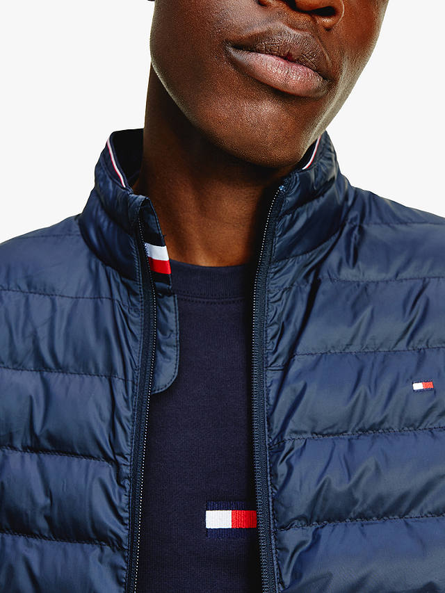 Tommy Hilfiger Packable Down Quilted Jacket, Desert Sky at John Lewis &  Partners